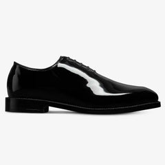 Morrison Reserve Whole-cut Oxford Dress Shoe Black Patent Leather