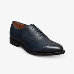 Fifth Avenue Cap-toe Oxford Dress Shoe Navy Leather