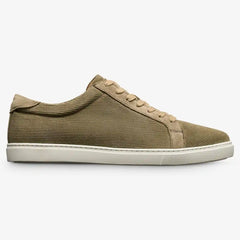 Courtside Lace-up Sneaker Tobacco Corduroy Texture Suede