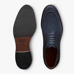Rivington Apron-toe Derby Dress Shoe Navy Suede