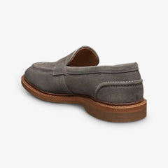 Randolph Verse Penny Loafer Dark Grey Suede