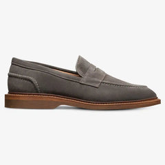 Randolph Verse Penny Loafer Dark Grey Suede