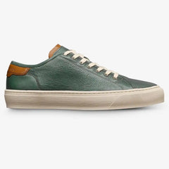 Jones Lace-up Sneaker Bottle Green Leather