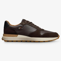 Lionel Lace-up Sneaker Dark Brown Suede