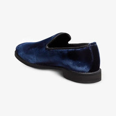 Robinson Smoking Slip-on Loafer Navy Velvet