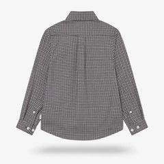 Les Deux Konrad Check Flannel Shirt Black And White