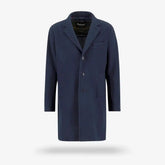 Barbour Kirkbridge Wool Coat Navy