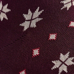Fair Isle Dress Socks Tan