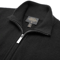 Cashmere Quarter-zip Sweater Black