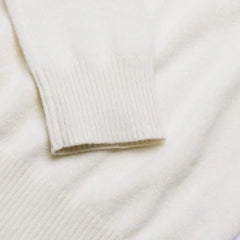 Cashmere Quarter-zip Sweater Off White