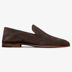 Portofino Slip-on Loafer Bitter Chocolate Suede