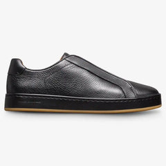Banks Court Slip-on Stretch-lace Sneaker Black Leather