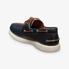 Panama Boat Shoe Navy Leather