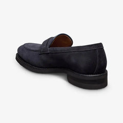 Rollins Buckle Loafer Navy Suede