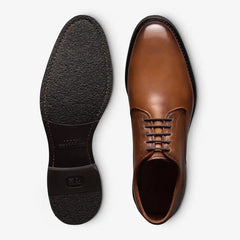 Ramsey Plain-toe Derby Dress Shoe Walnut Leather