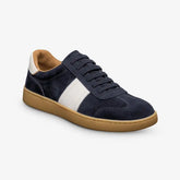 Ludlow Slip-on Stretch-lace Sneaker Navy Suede