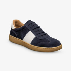 Ludlow Slip-on Stretch-lace Sneaker Navy Suede