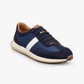 Luka Slip-on Stretch-lace Sneaker Navy Nylon & Suede