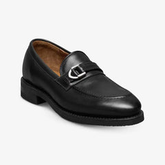 Rollins Buckle Loafer Black Leather