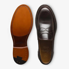 Miller Reserve Penny Loafer Dark Brown Polished Leather