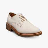 Amesbury Plain-toe Derby Dress Shoe Off White Leather