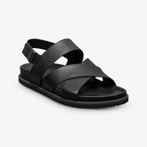 Davenport Sandal Black Leather