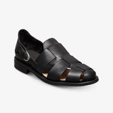 Ravello Fisherman Sandal Black Leather