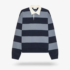 NN07 David Rugby Shirt Blue