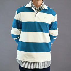 Barbour Broome Rugby Shirt Midnight