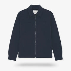 Les Deux Marseille Seersucker Jacket Navy