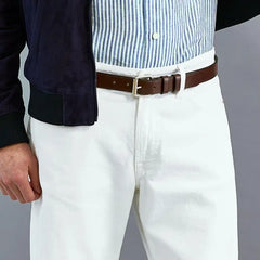 Civilianaire Alfie Straight Fit Jeans White