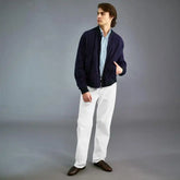 Civilianaire Alfie Straight Fit Jeans White