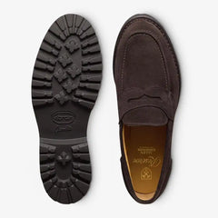 Miller Reserve Lug Penny Loafer Bitter Chocolate Suede