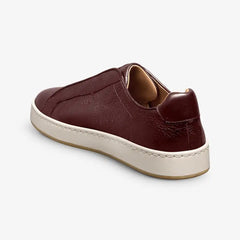 Banks Court Slip-on Stretch-lace Sneaker Burgundy Leather