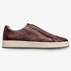Banks Court Slip-on Stretch-lace Sneaker Burgundy Leather