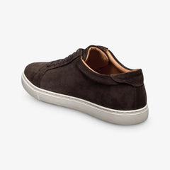 Courtside Lace-up Sneaker Bitter Chocolate Suede