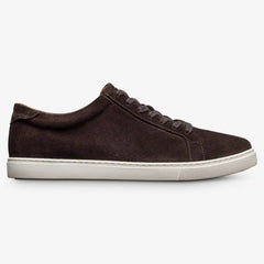 Courtside Lace-up Sneaker Bitter Chocolate Suede