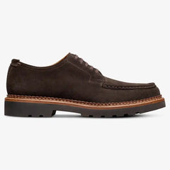 Cillian Moc-toe Derby Dress Shoe Bitter Chocolate Suede