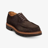 Cillian Moc-toe Derby Dress Shoe Bitter Chocolate Suede