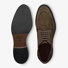 Rivington Apron-toe Derby Dress Shoe Dark Olive Green Suede