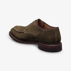 Rivington Apron-toe Derby Dress Shoe Dark Olive Green Suede