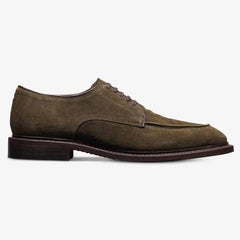 Rivington Apron-toe Derby Dress Shoe Dark Olive Green Suede