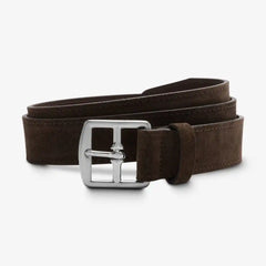 Clayton Street Belt Chocolate Suede