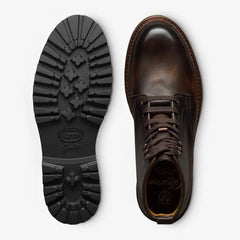 Charlton Reserve Plain-toe Boot Dark Brown Leather