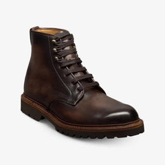 Charlton Reserve Plain-toe Boot Dark Brown Leather