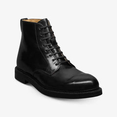 Houston Reserve Plain-toe Dress Boot Black Leather