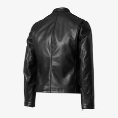 Schott® N.Y.C. x Allen Edmonds Café Racer 2.0 Jacket Black Leather
