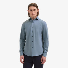 Bugatchi Oohcotton® Devon Long-sleeve Shirt Classic Blue