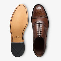 Strand Cap-toe Oxford Dress Shoe Chili Leather