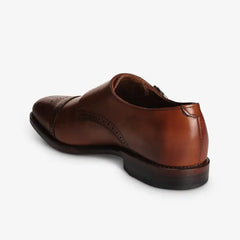 St. John's Double Monk Strap Dress Shoe Dark Chili Leather